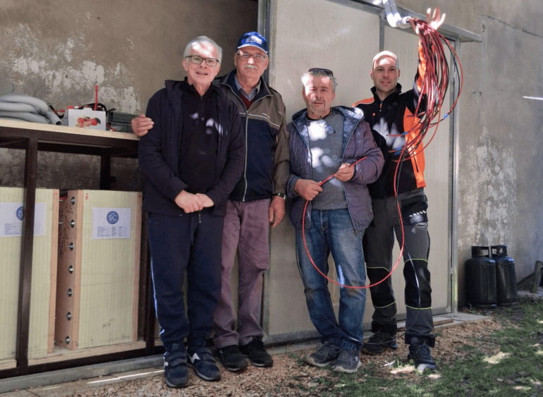 Impianto fotovoltaico finito